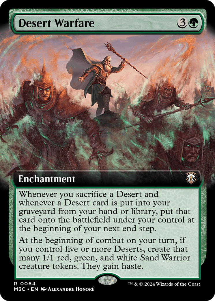 Desert Warfare (Extended Art) [Modern Horizons 3 Commander] | Local Legends