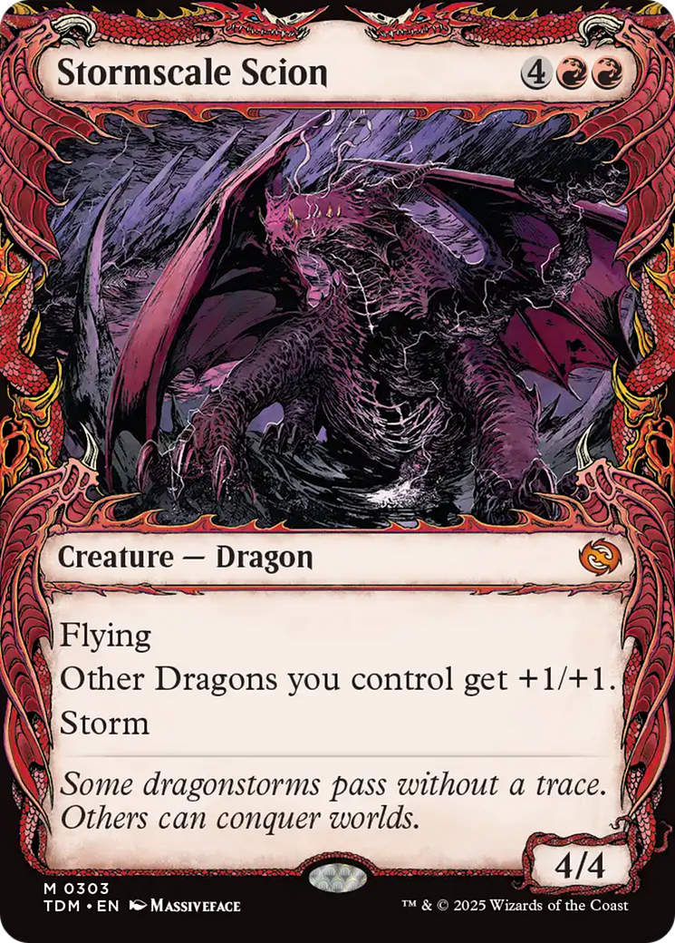 Stormscale Scion (Showcase) [Tarkir: Dragonstorm] | Local Legends