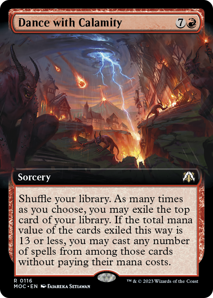 Dance with Calamity (Extended Art) [March of the Machine Commander] | Local Legends