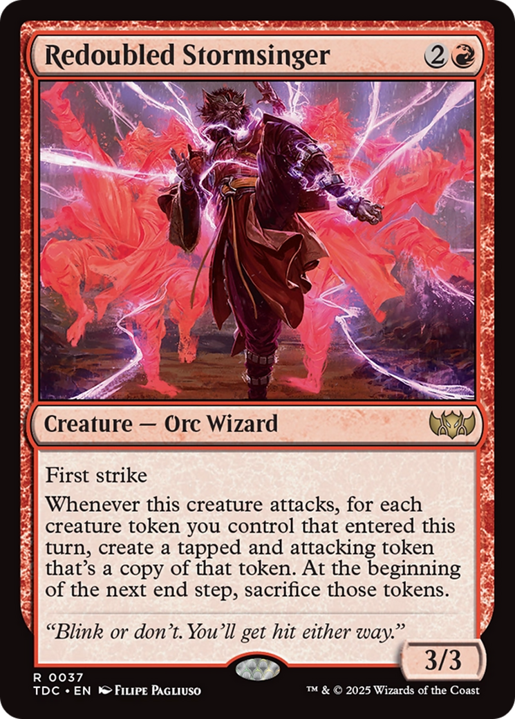 Redoubled Stormsinger [Tarkir: Dragonstorm Commander] | Local Legends