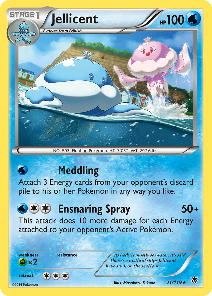 Jellicent (21/119) [XY: Phantom Forces] | Local Legends