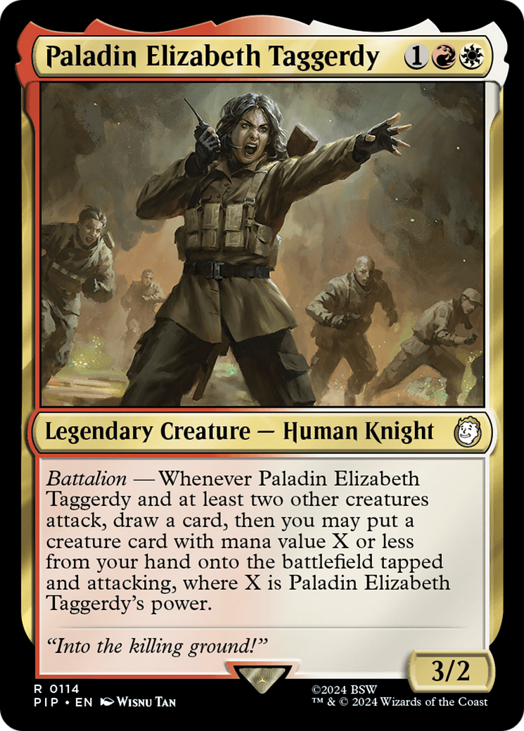 Paladin Elizabeth Taggerdy [Fallout] | Local Legends