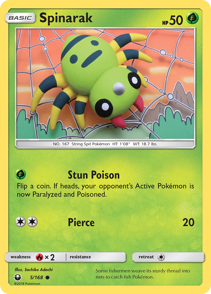 Spinarak (5/168) [Sun & Moon: Celestial Storm] | Local Legends