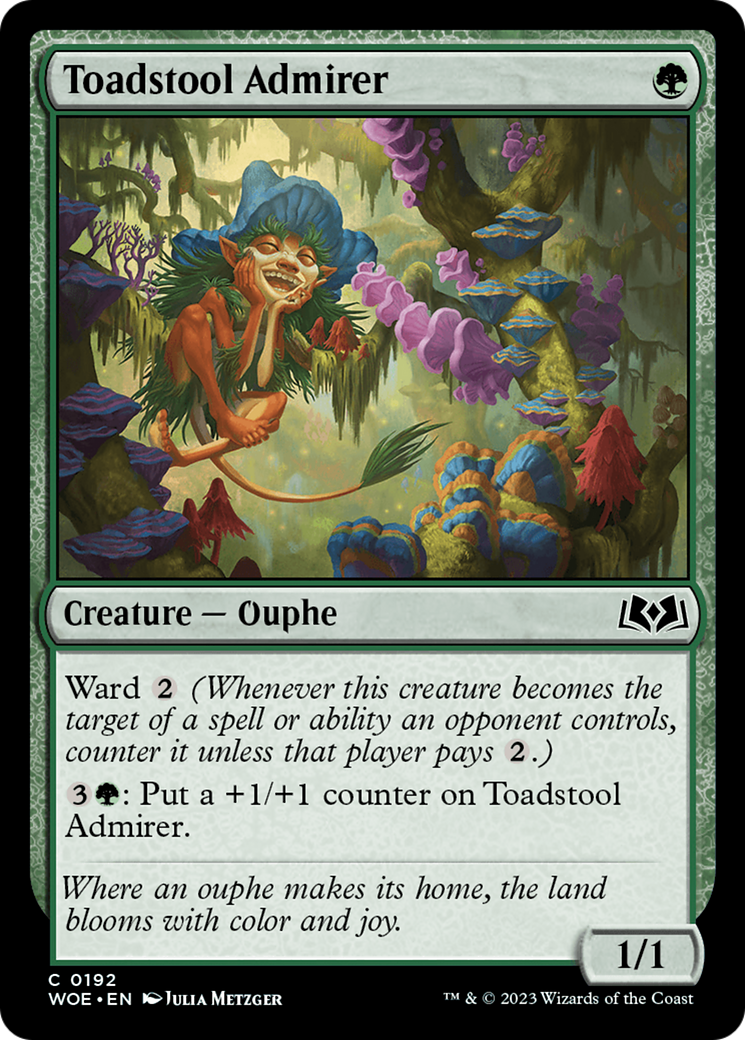 Toadstool Admirer [Wilds of Eldraine] | Local Legends