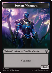 Zombie Army // Zombie Warrior Double-Sided Token [Aetherdrift Tokens] | Local Legends