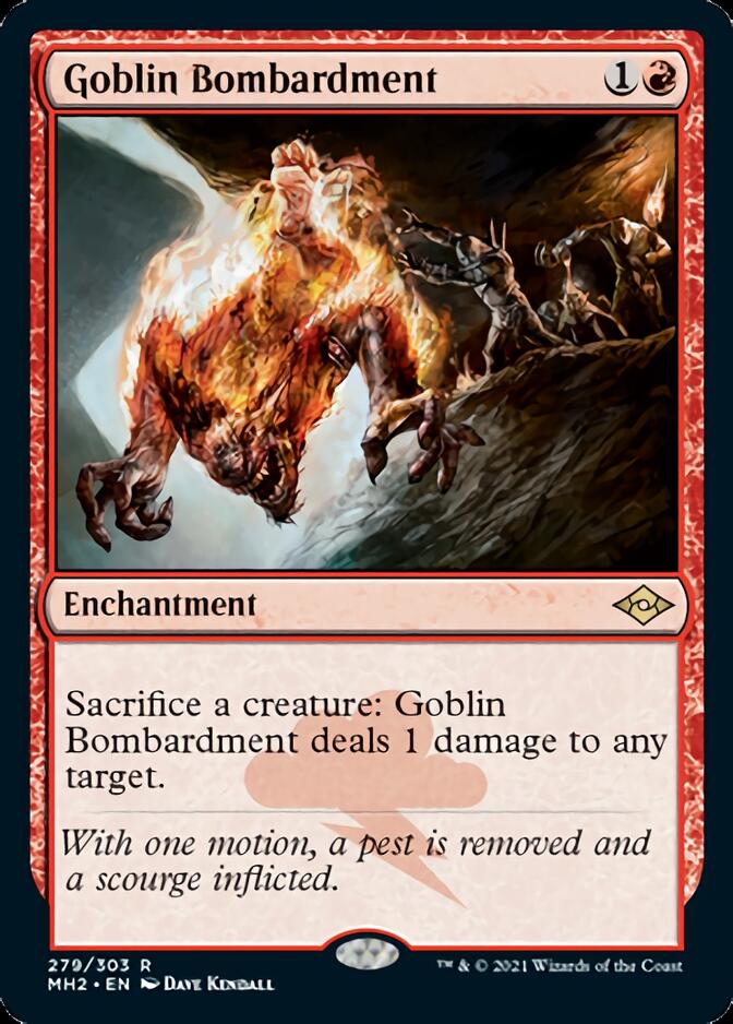Goblin Bombardment (Foil Etched) [Modern Horizons 2] | Local Legends