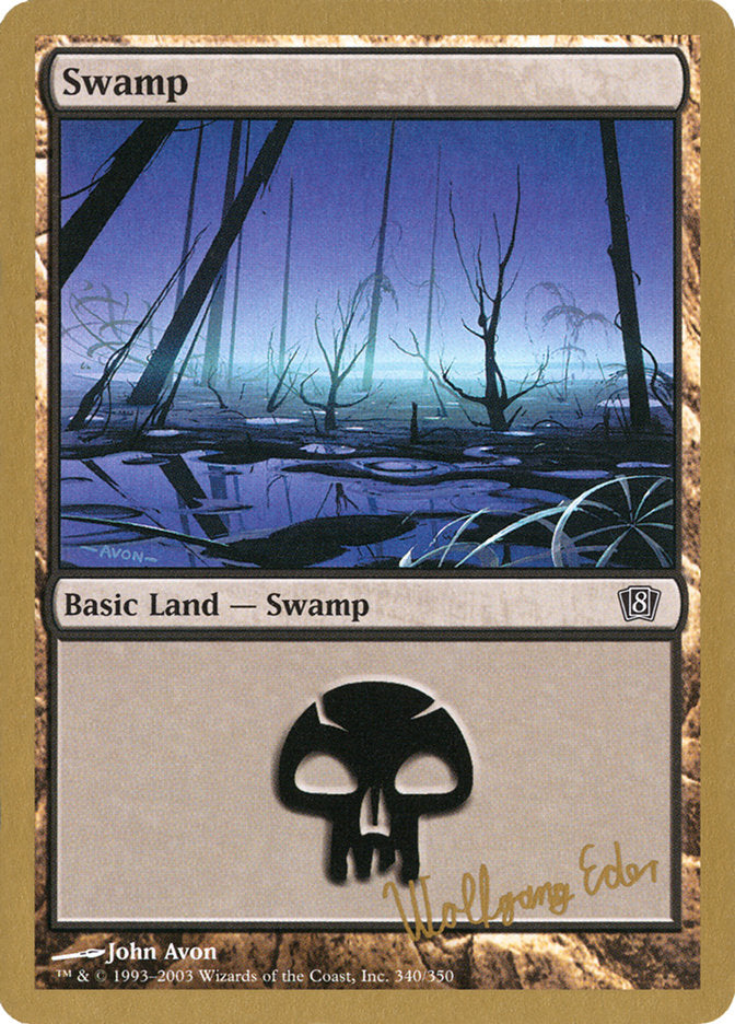 Swamp (we340) (Wolfgang Eder) [World Championship Decks 2003] | Golgari Games