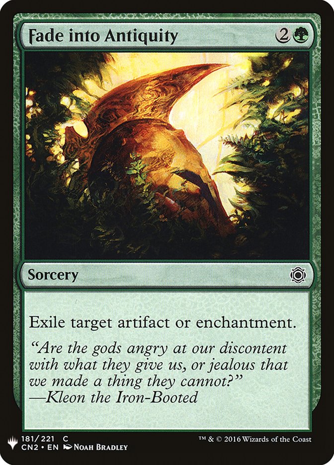 Fade into Antiquity [Mystery Booster] | Local Legends