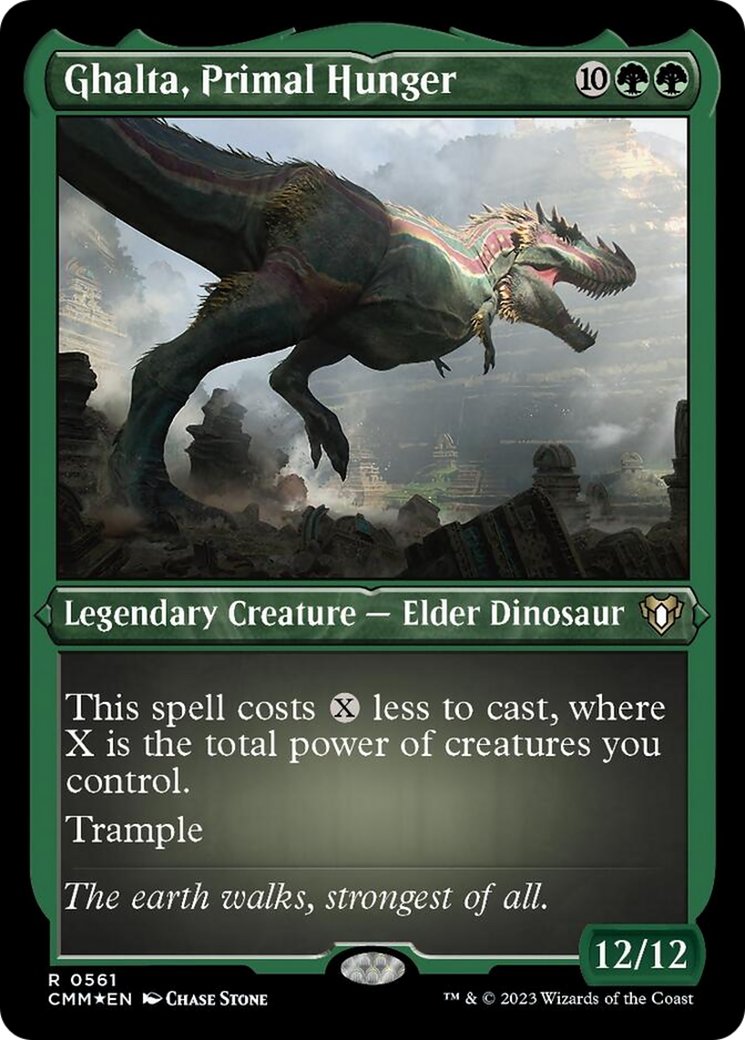 Ghalta, Primal Hunger (Foil Etched) [Commander Masters] | Local Legends