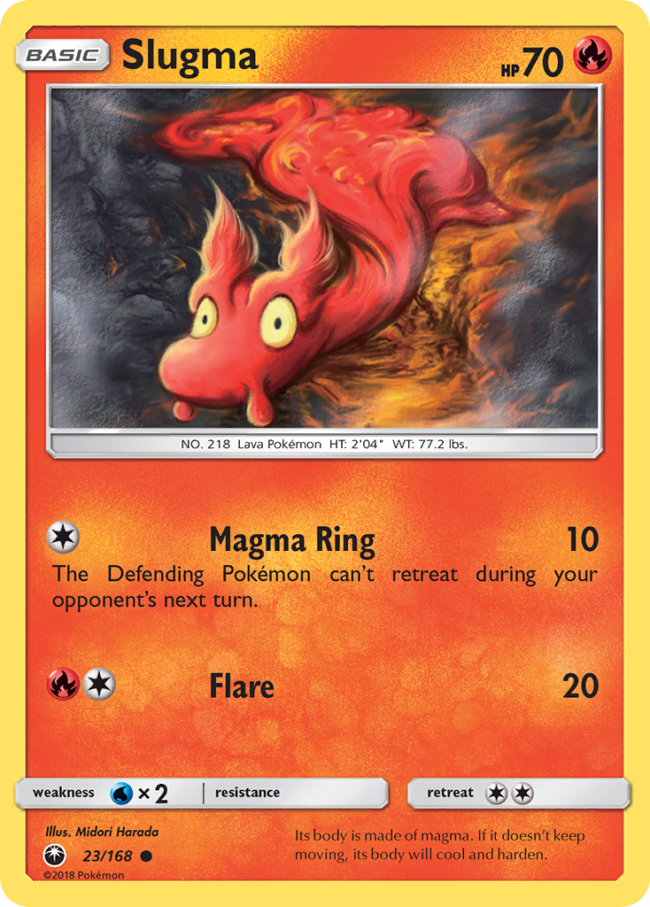 Slugma (23/168) [Sun & Moon: Celestial Storm] | Local Legends