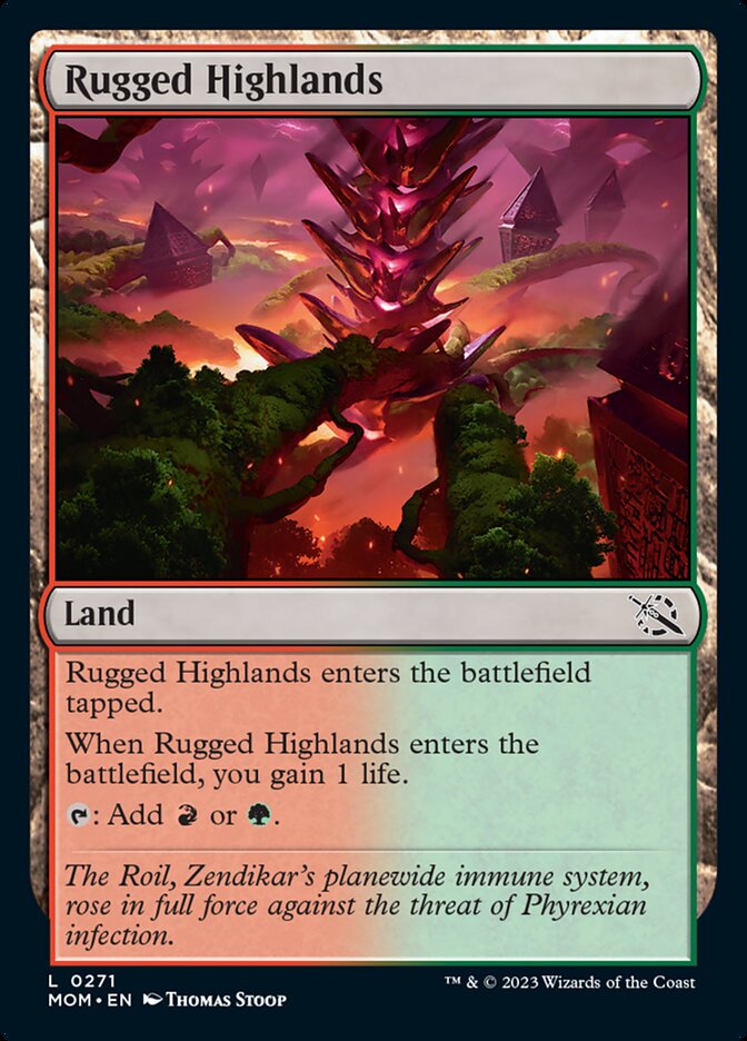 Rugged Highlands [March of the Machine] | Golgari Games