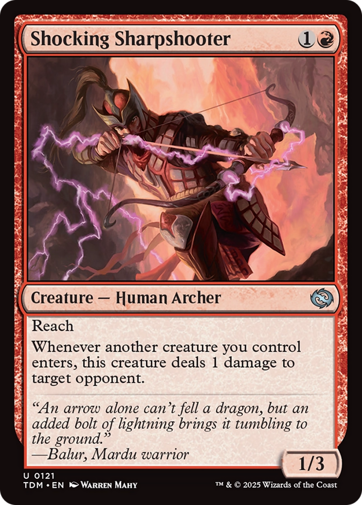 Shocking Sharpshooter [Tarkir: Dragonstorm] | Local Legends
