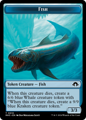 Eldrazi Spawn // Fish Double-Sided Token [Modern Horizons 3 Tokens] | Golgari Games