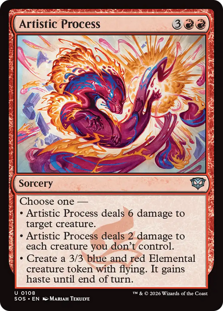 Artistic Process [Secrets of Strixhaven] | Local Legends