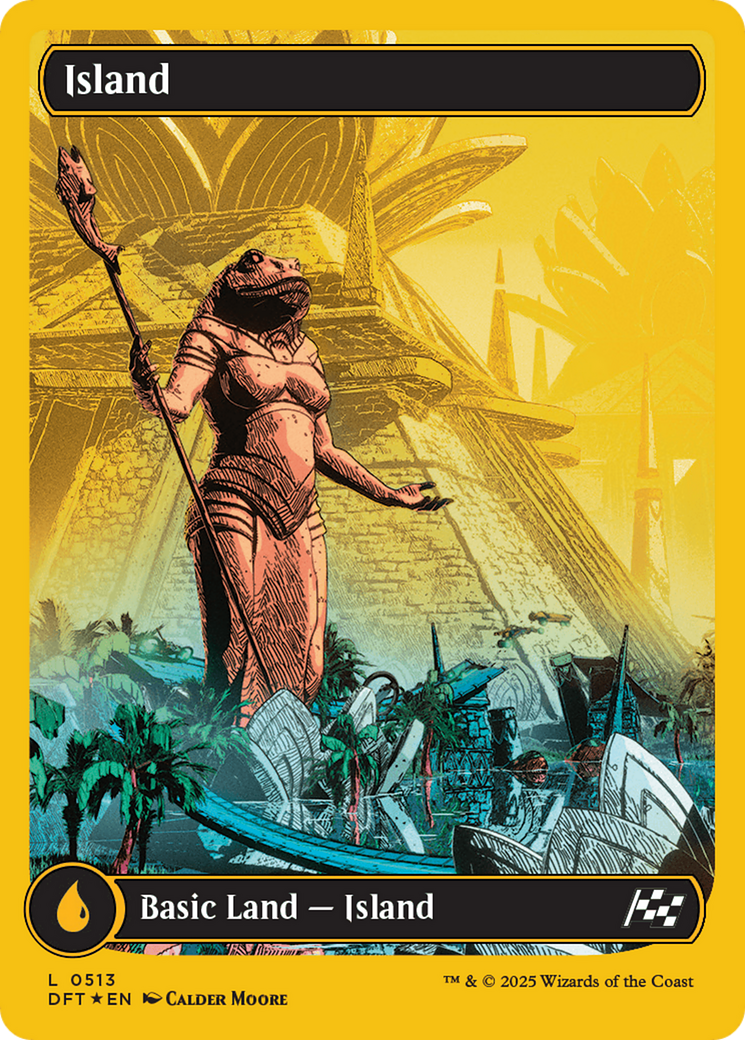 Island (0513) (First-Place Foil) [Aetherdrift] | Local Legends