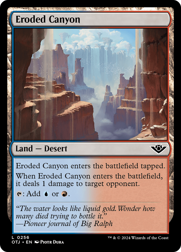 Eroded Canyon [Outlaws of Thunder Junction] | Local Legends