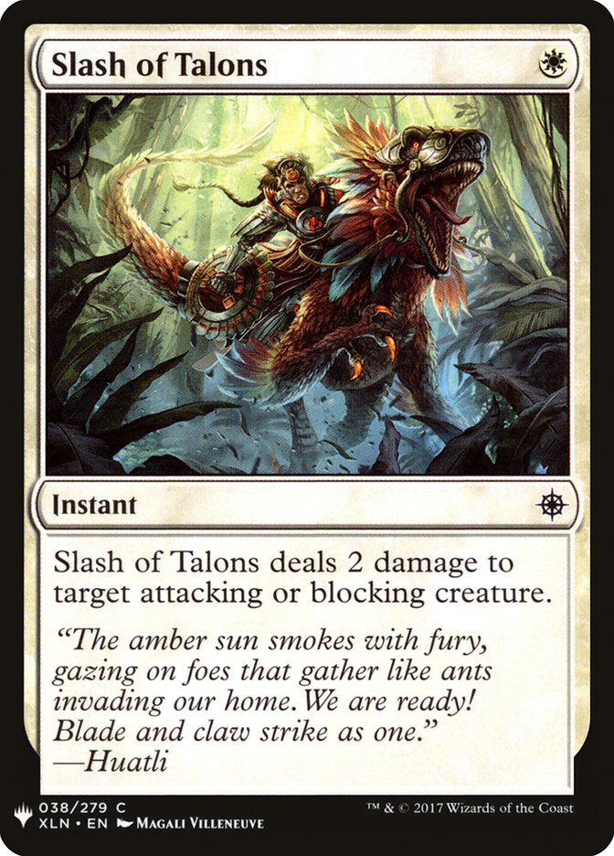 Slash of Talons [Mystery Booster] | Local Legends