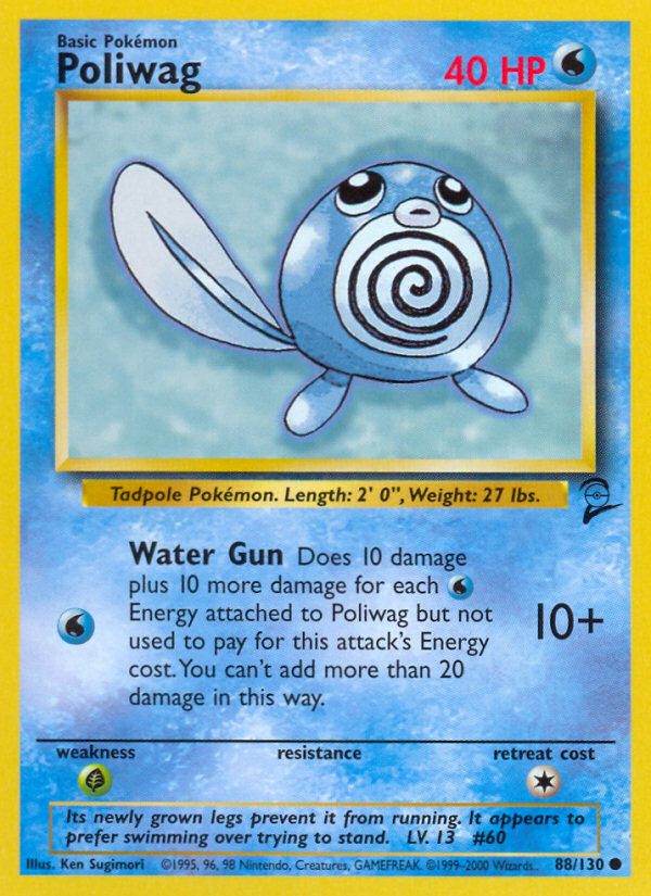 Poliwag (88/130) [Base Set 2] | Local Legends