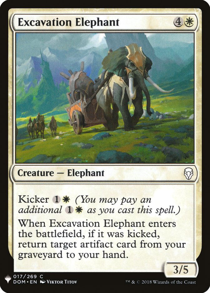 Excavation Elephant [Mystery Booster] | Local Legends