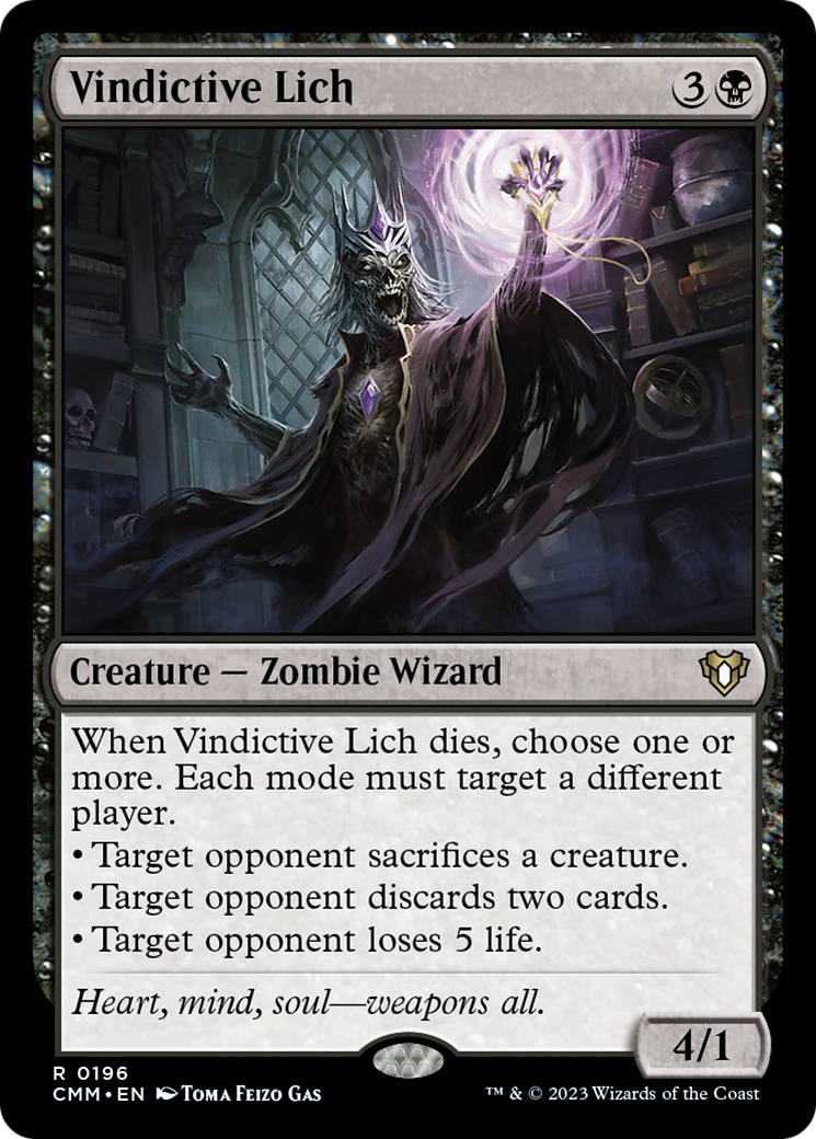 Vindictive Lich [Commander Masters] | Local Legends