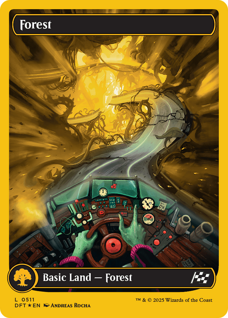 Forest (0511) (First-Place Foil) [Aetherdrift] | Local Legends