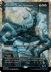 Overlord of the Floodpits (Japan Showcase Fracture Foil) [Duskmourn: House of Horror] | Golgari Games