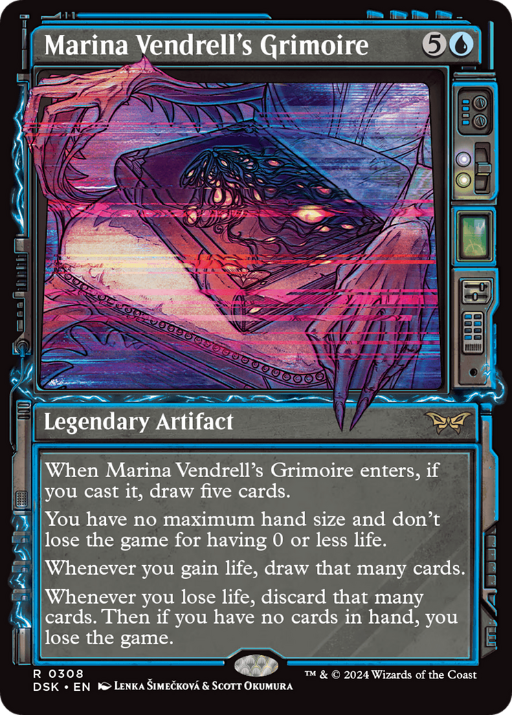 Marina Vendrell's Grimoire (Showcase) [Duskmourn: House of Horror] | Local Legends