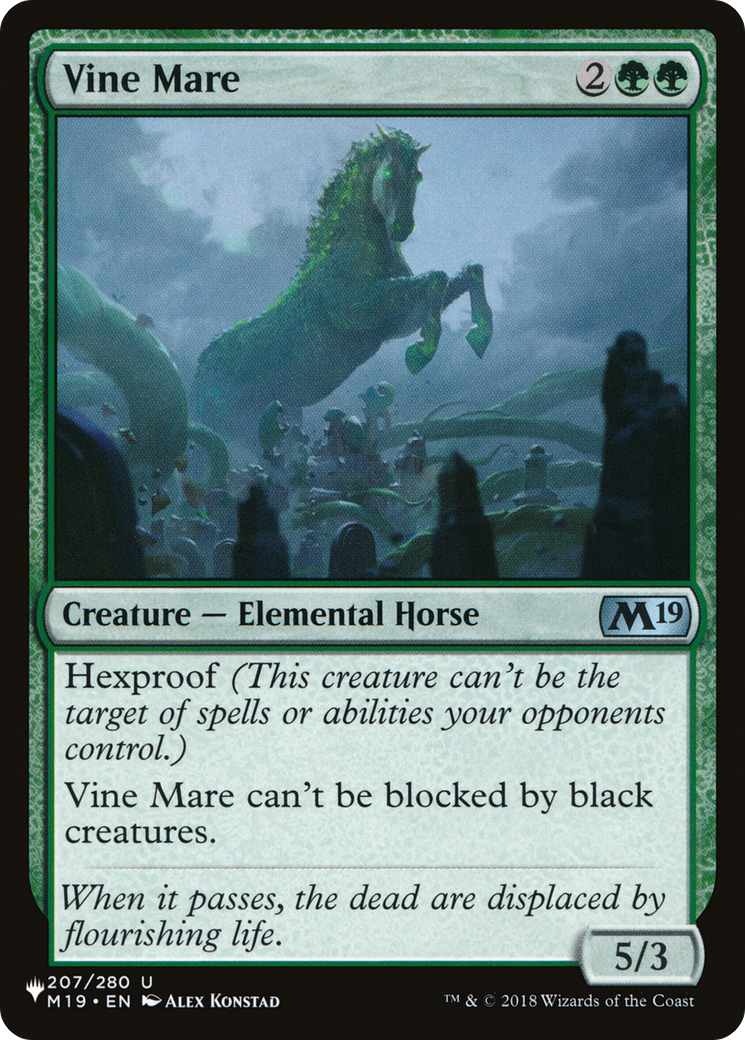 Vine Mare [The List] | Local Legends