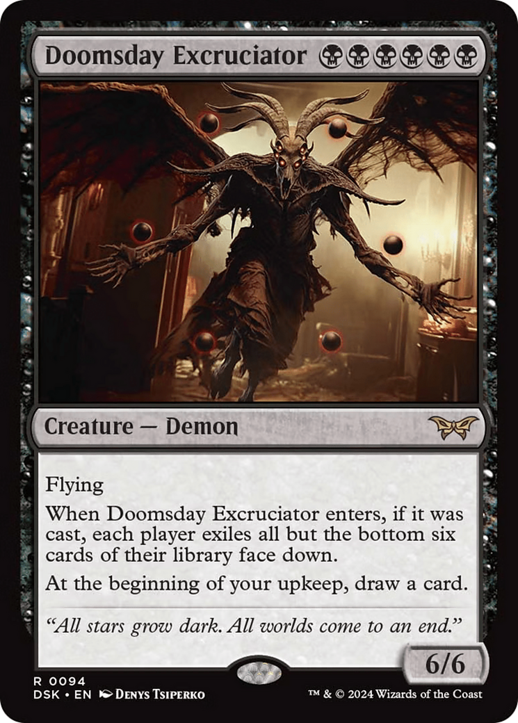 Doomsday Excruciator [Duskmourn: House of Horror] | Golgari Games