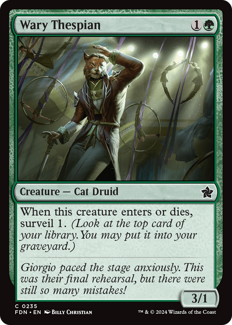 Wary Thespian [Foundations] | Local Legends