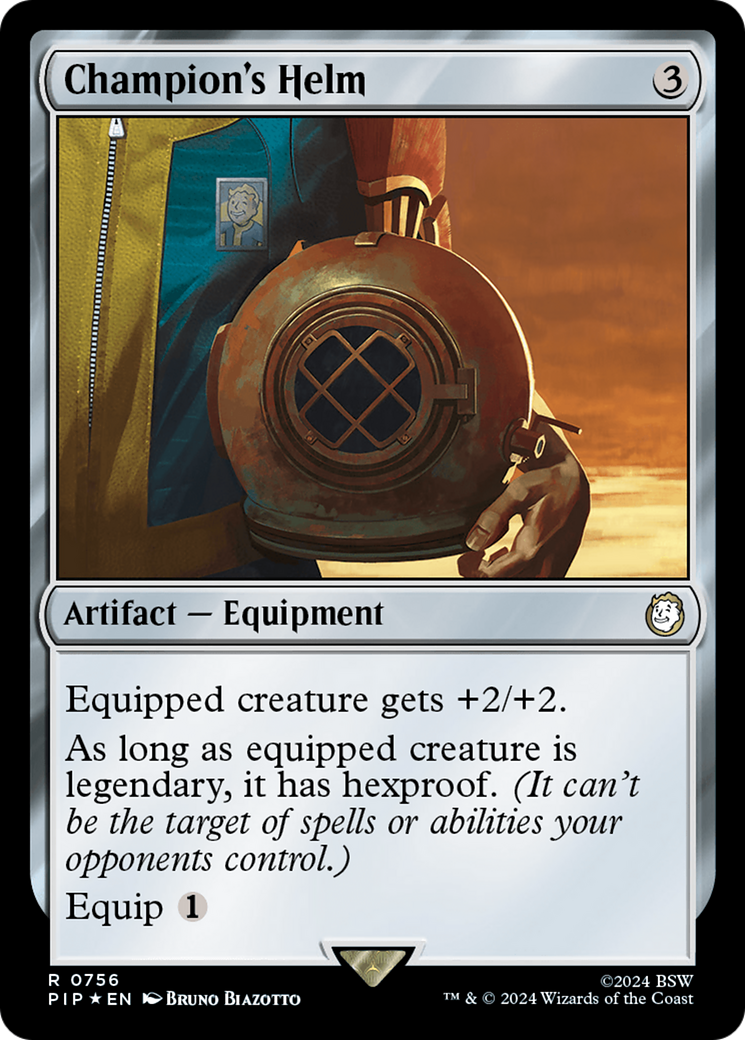 Champion's Helm (Surge Foil) [Fallout] | Local Legends