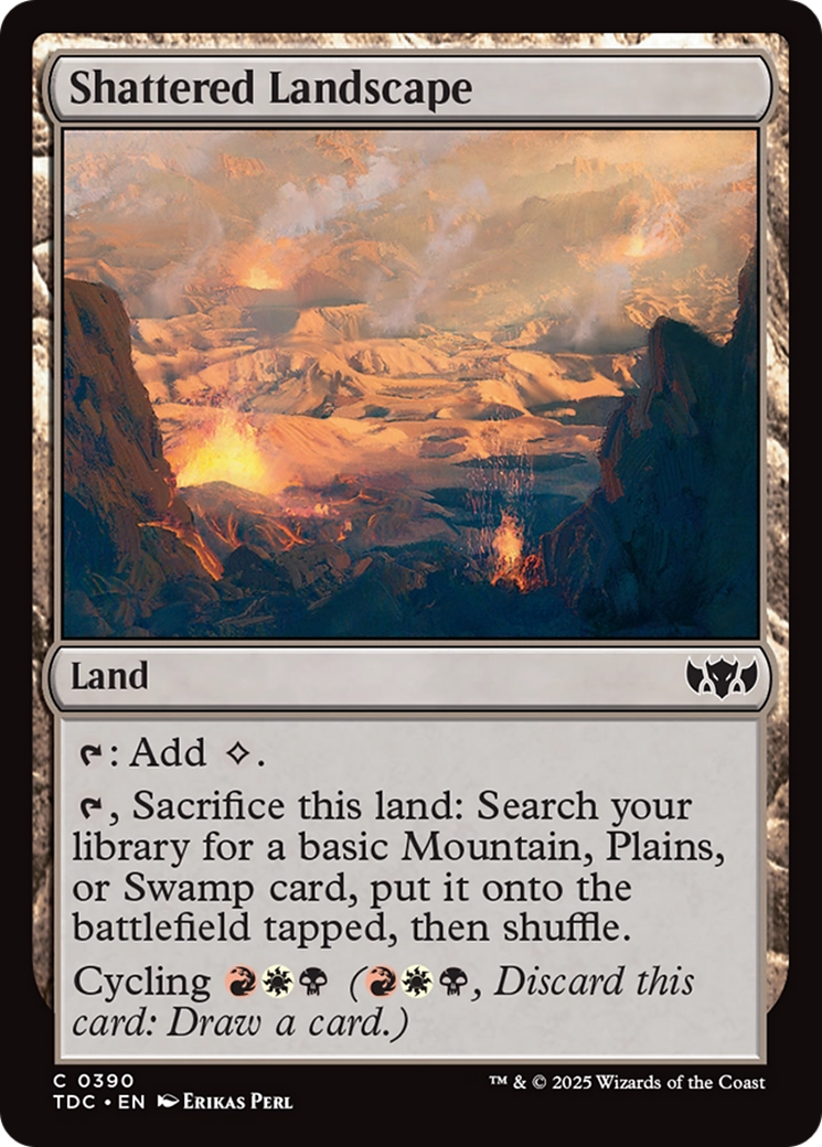 Shattered Landscape [Tarkir: Dragonstorm Commander] | Local Legends