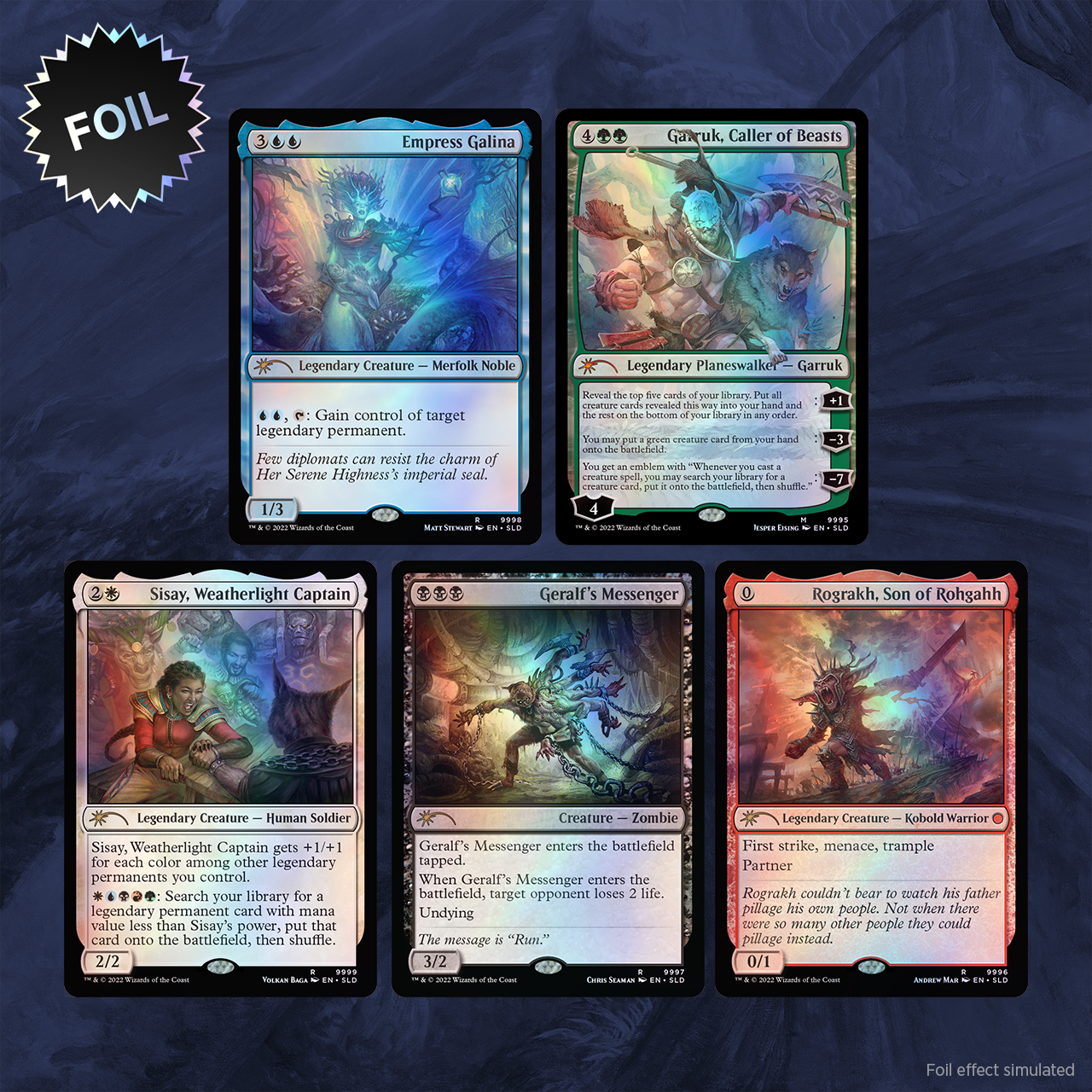 Secret Lair: Drop Series - Finally! Left-Handed Magic Cards (Foil Edition) | Local Legends