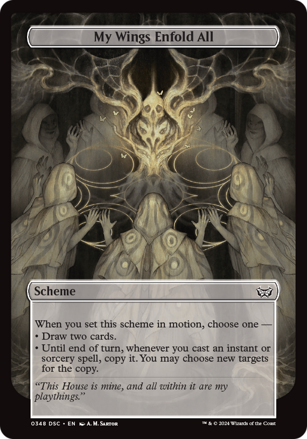 My Wings Enfold All (Full Art) [Duskmourn: Archenemy] | Local Legends
