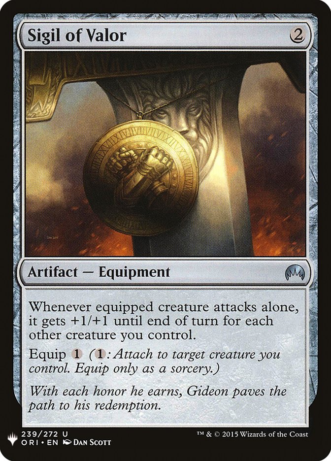 Sigil of Valor [Mystery Booster] | Local Legends