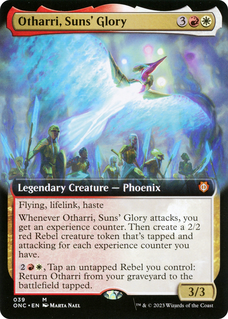 Otharri, Suns' Glory (Extended Art) [Phyrexia: All Will Be One Commander] | Golgari Games