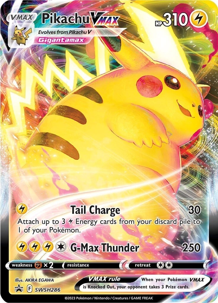 Pikachu VMAX (SWSH286) (Jumbo Card) [Sword & Shield: Black Star Promos] | Local Legends