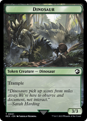 Gnome // Dinosaur (0001) Double-Sided Token [The Lost Caverns of Ixalan Tokens] | Local Legends