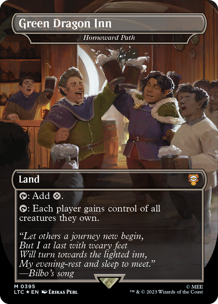Green Dragon Inn - Homeward Path (Surge Foil Realms and Relics) [The Lord of the Rings: Tales of Middle-Earth Commander] | Local Legends
