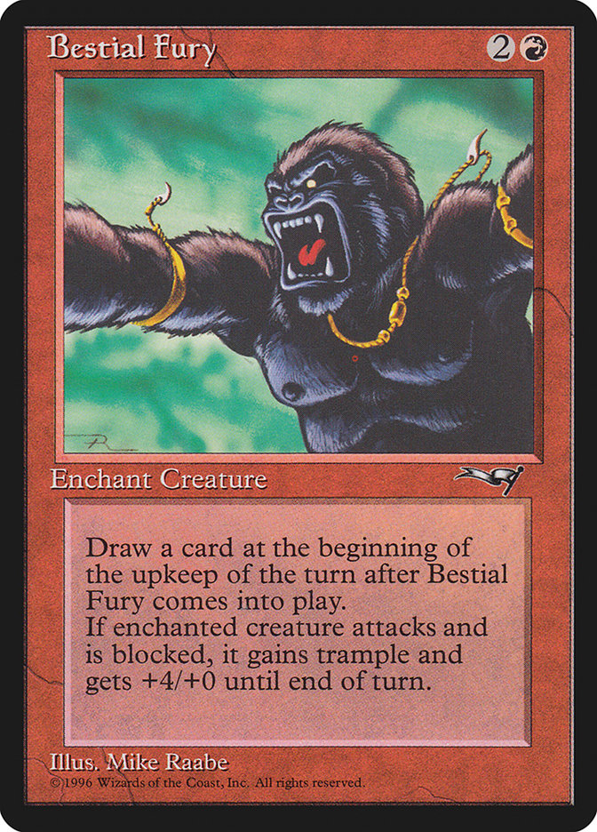 Bestial Fury (Looking Left) [Alliances] | Local Legends