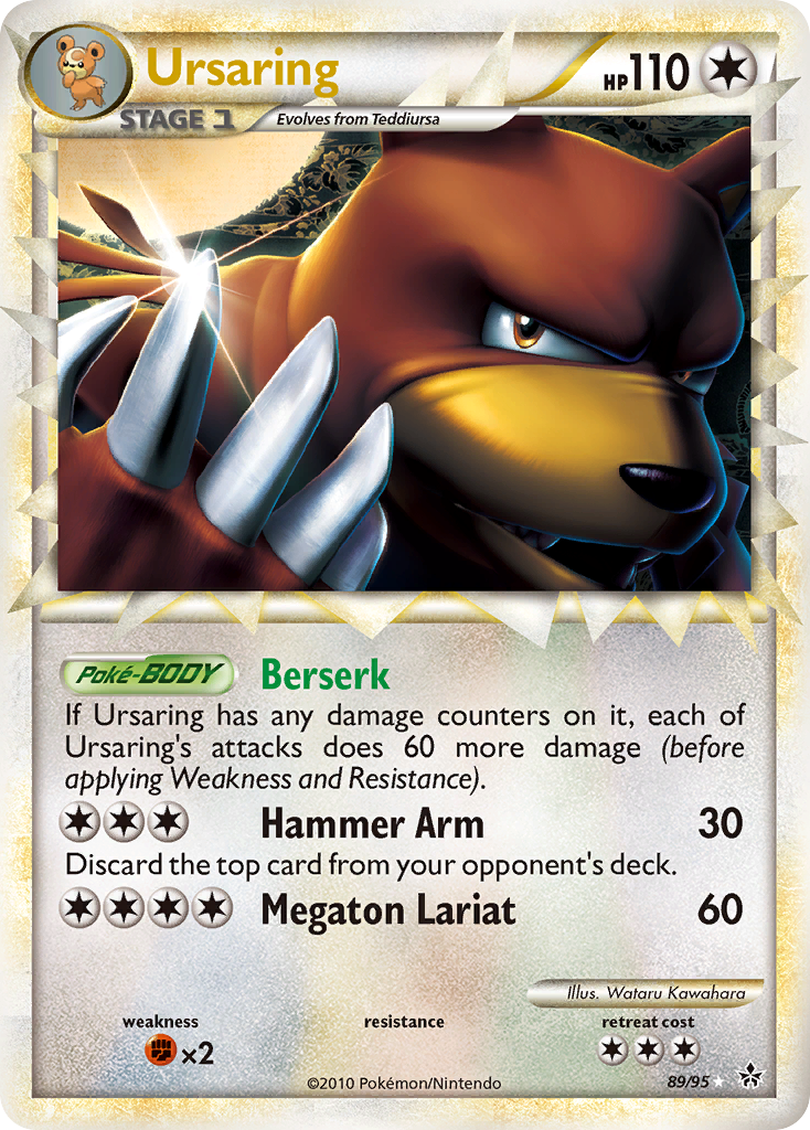 Ursaring (89/95) [HeartGold & SoulSilver: Unleashed] | Golgari Games