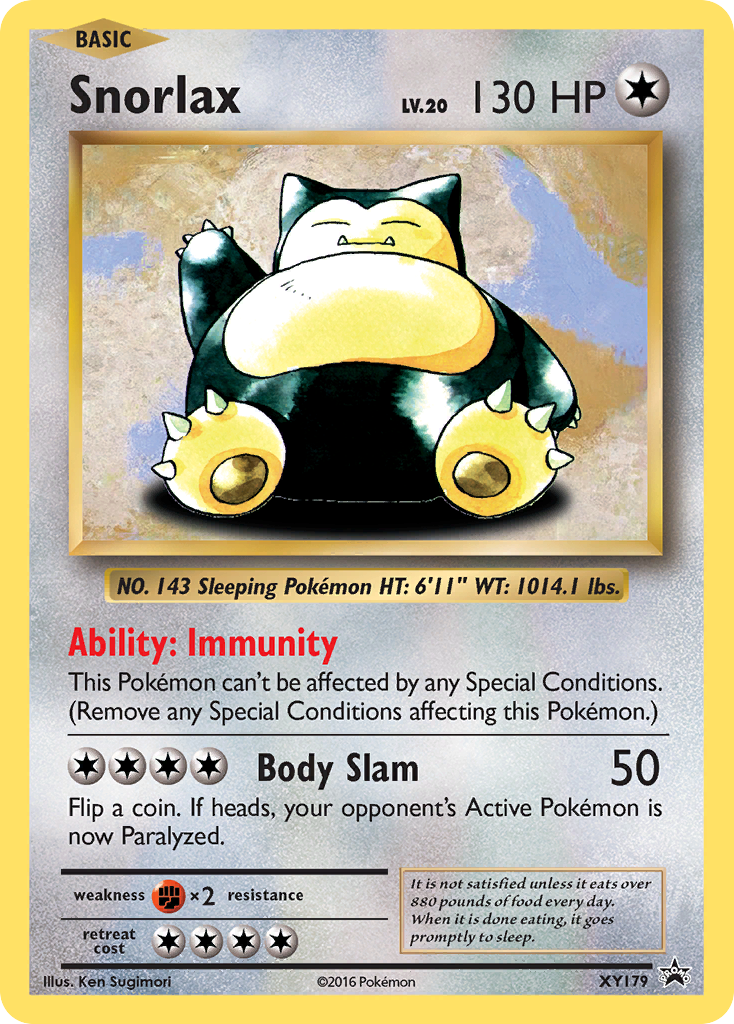 Snorlax (XY179) [XY: Black Star Promos] | Golgari Games