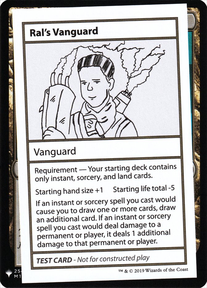 Ral's Vanguard [Mystery Booster Playtest Cards] | Local Legends