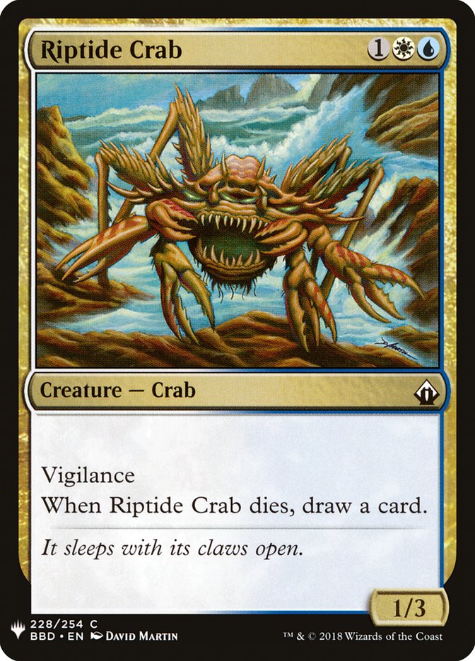 Riptide Crab [Mystery Booster] | Local Legends