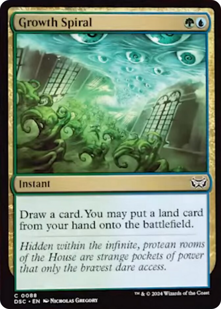 Growth Spiral [Duskmourn: House of Horror Commander] | Local Legends