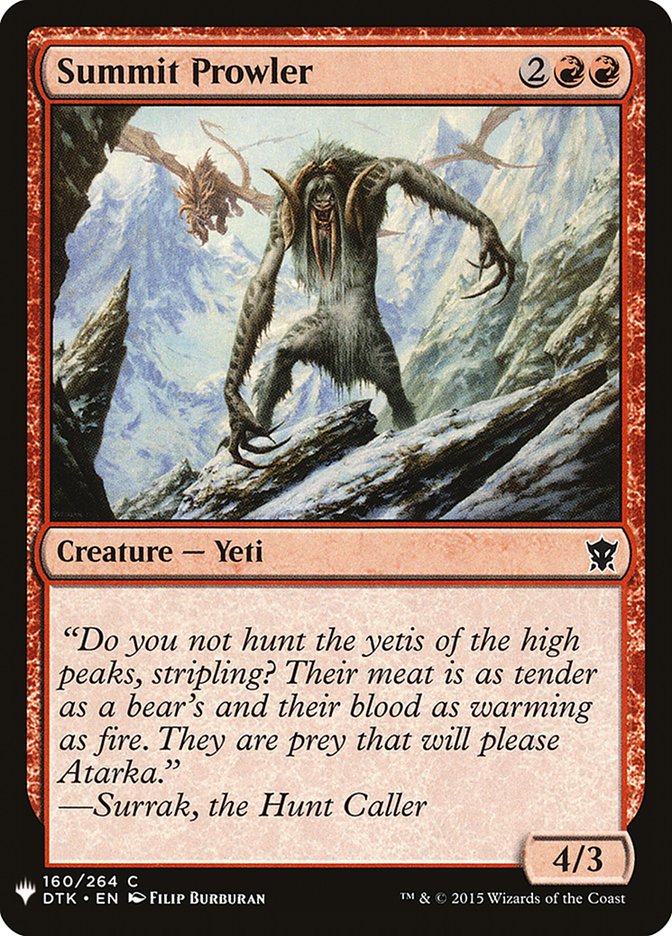 Summit Prowler [Mystery Booster] | Local Legends