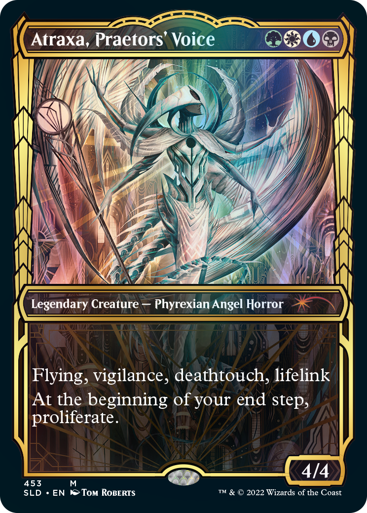 Atraxa, Praetors' Voice (Showcase Gilded Foil) [Secret Lair Drop Series] | Local Legends