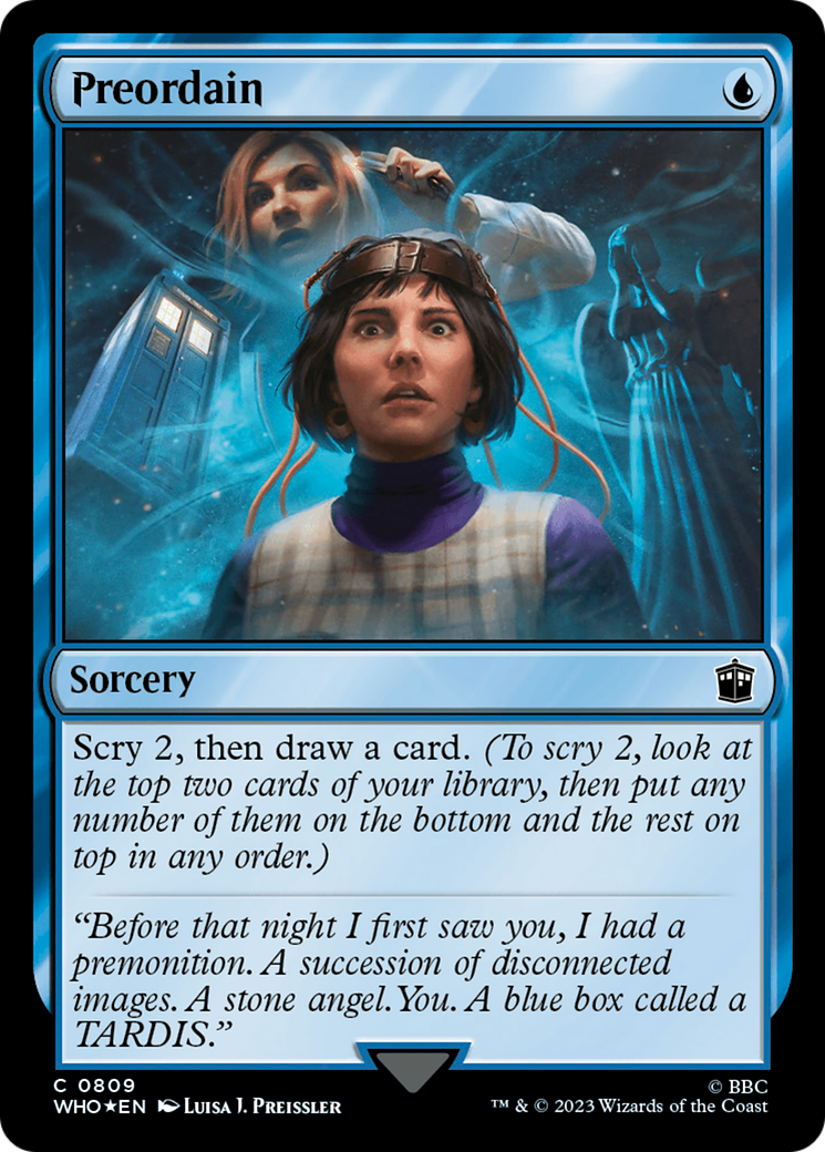 Preordain (Surge Foil) [Doctor Who] | Local Legends