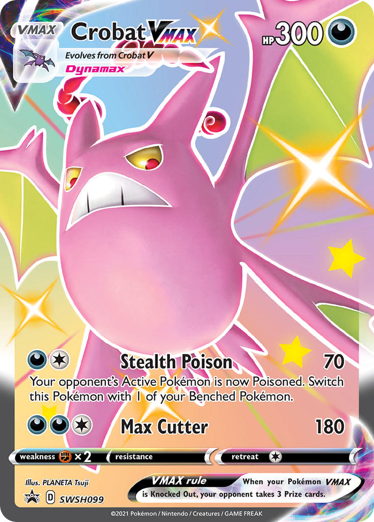 Crobat VMAX (SWSH099) (Jumbo Card) [Sword & Shield: Black Star Promos] | Local Legends