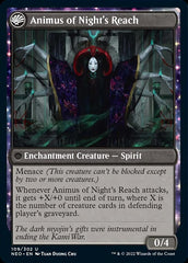 The Long Reach of Night // Animus of Night's Reach [Kamigawa: Neon Dynasty] | Golgari Games